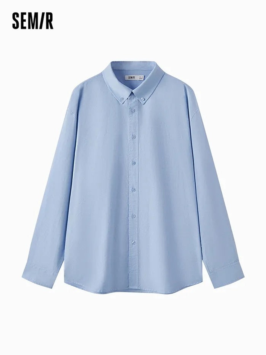 Men Solid Colored Shirt