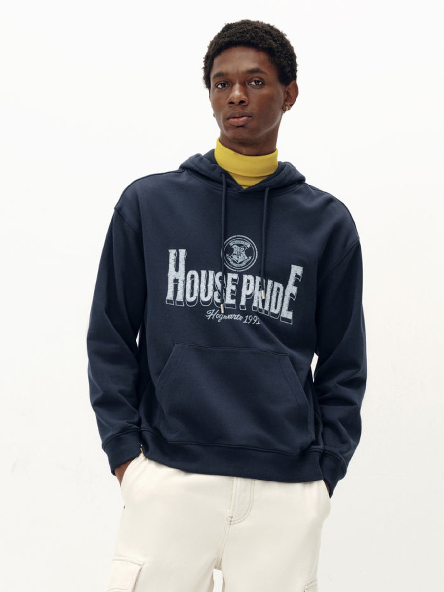 Hoodie with Front Graphic Print