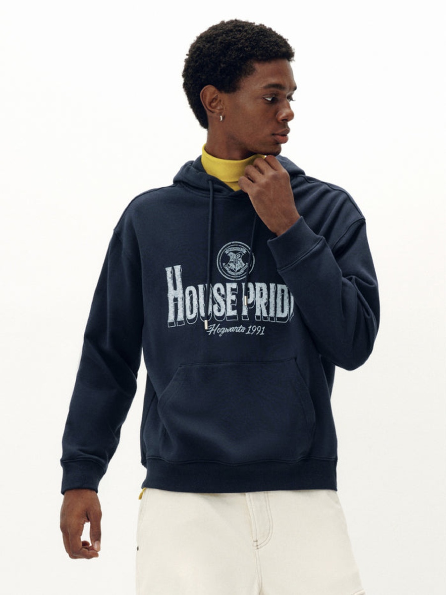 Hoodie with Front Graphic Print