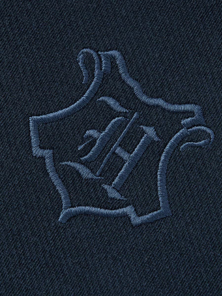 Men Sweatshirt with Crest and Back Print