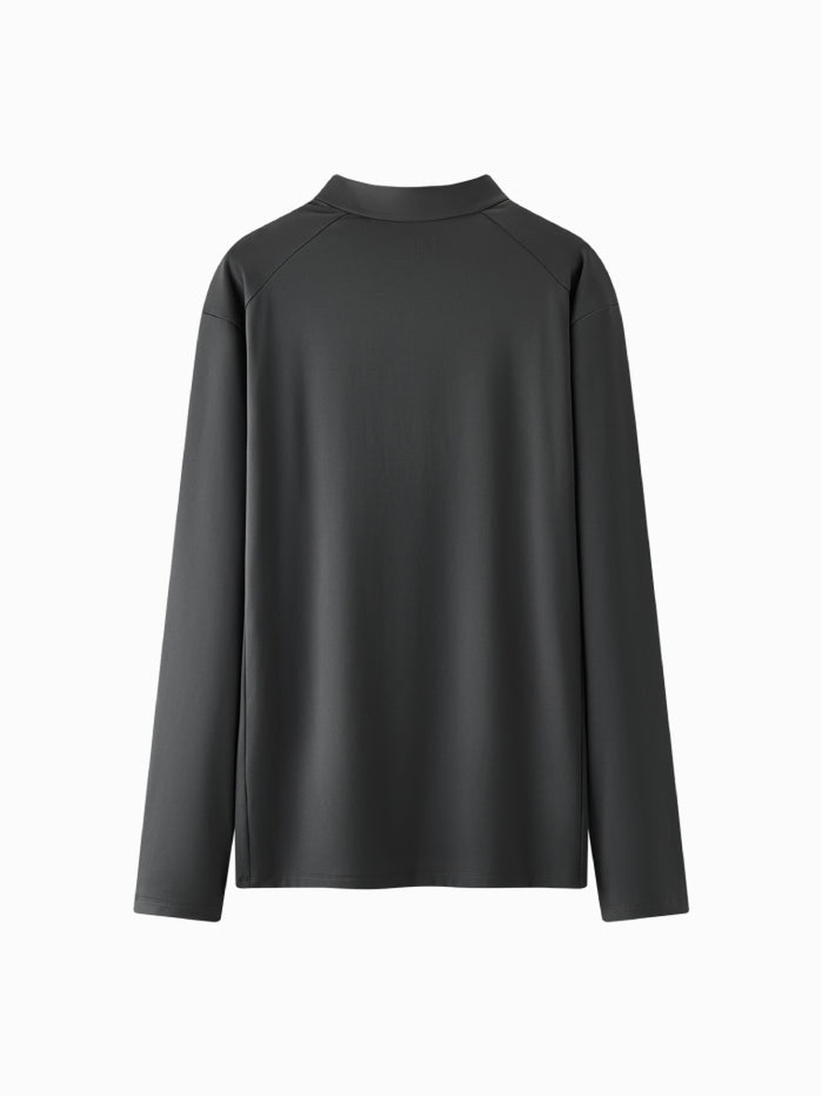 Men Quarter Zip Long Sleeve Sweatshirt