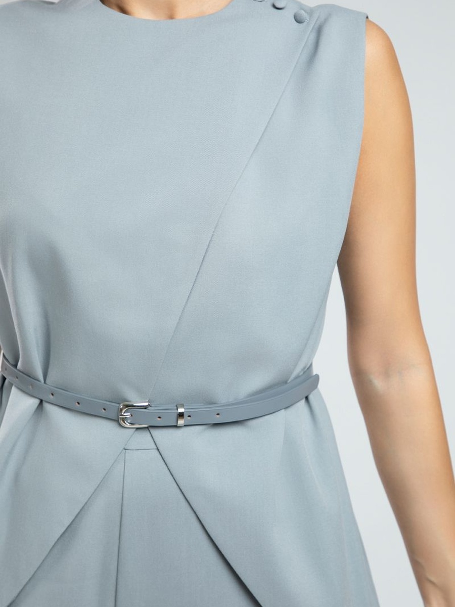Elegant Wrap Waistcoat with Belt