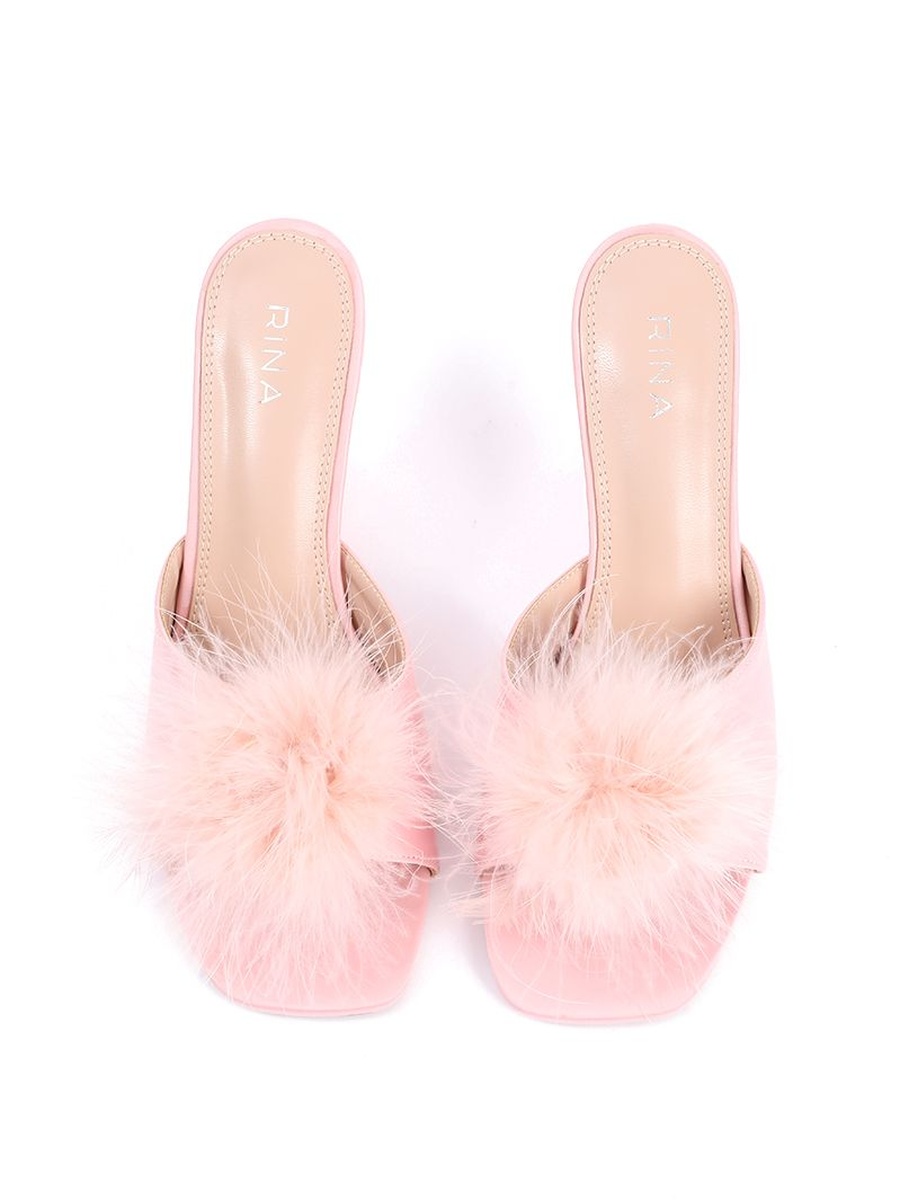 Sandal with Feathers