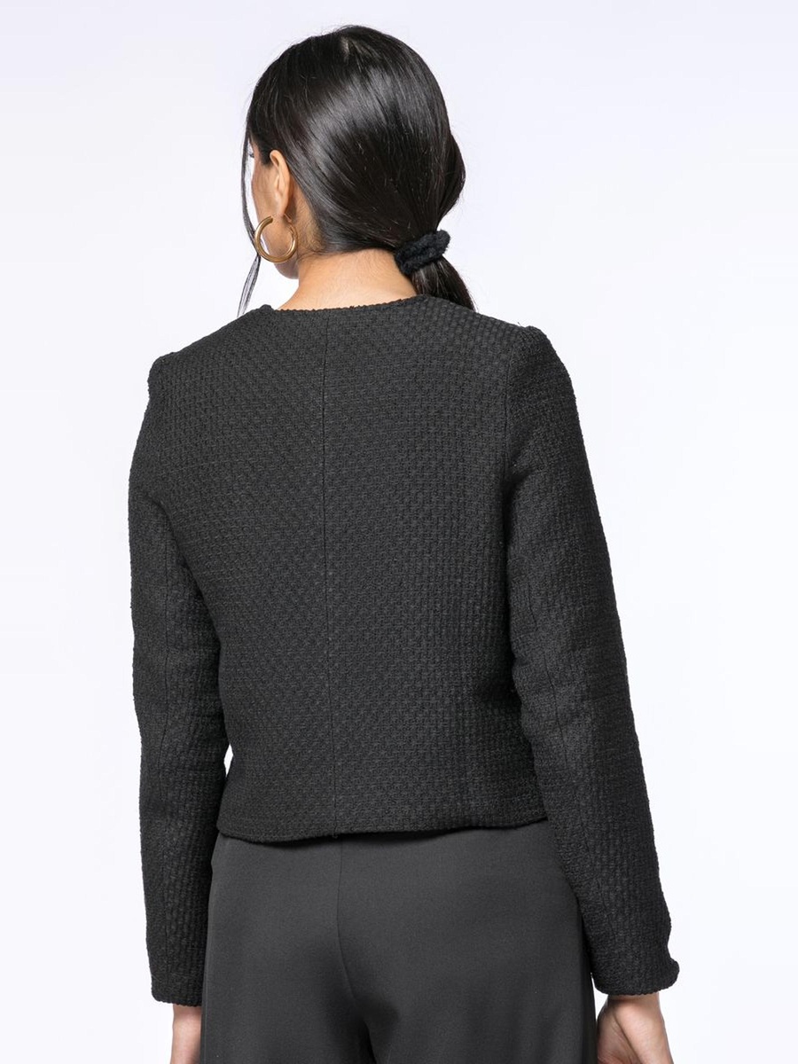Tuede Jacket with Buttons