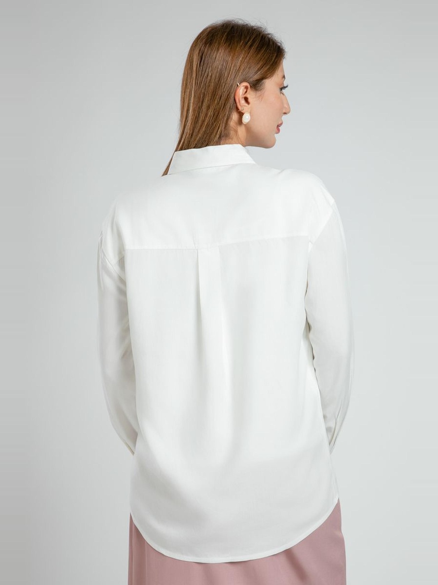 Classic Office Shirt with Front Pocket