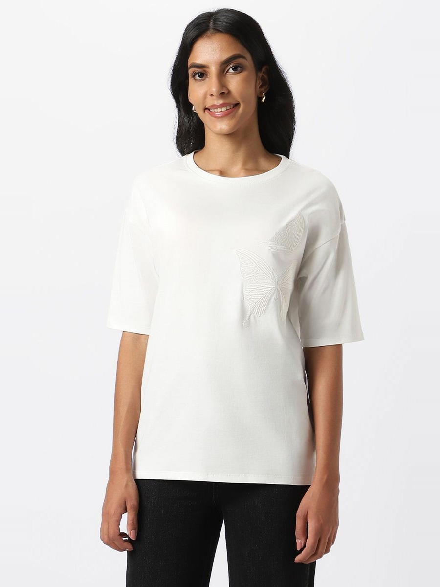 T-Shirt with Embroidery