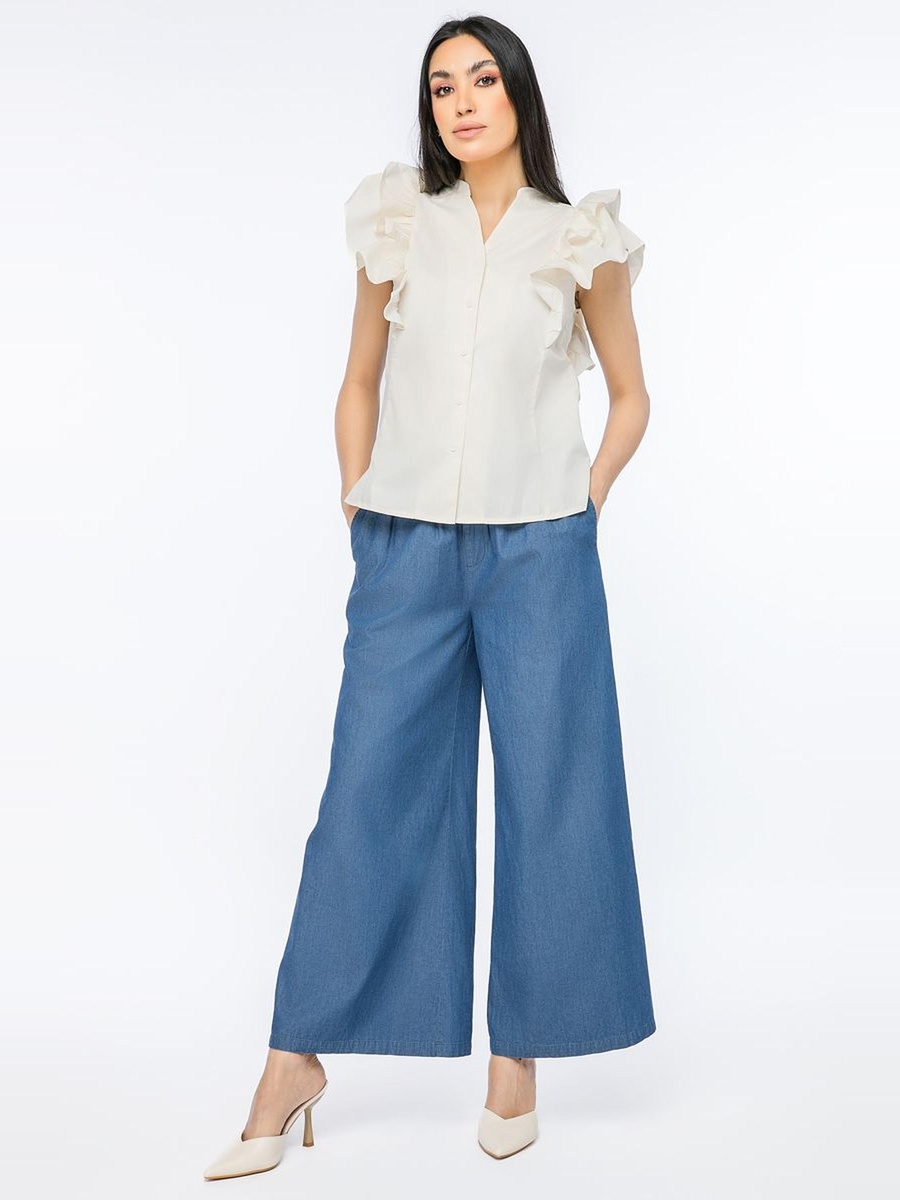 Flowy Jeans Pants