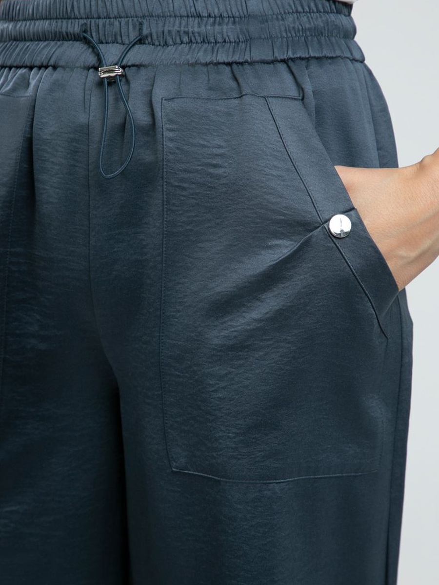 Summer Wide Leg Pants with Elastic Waist