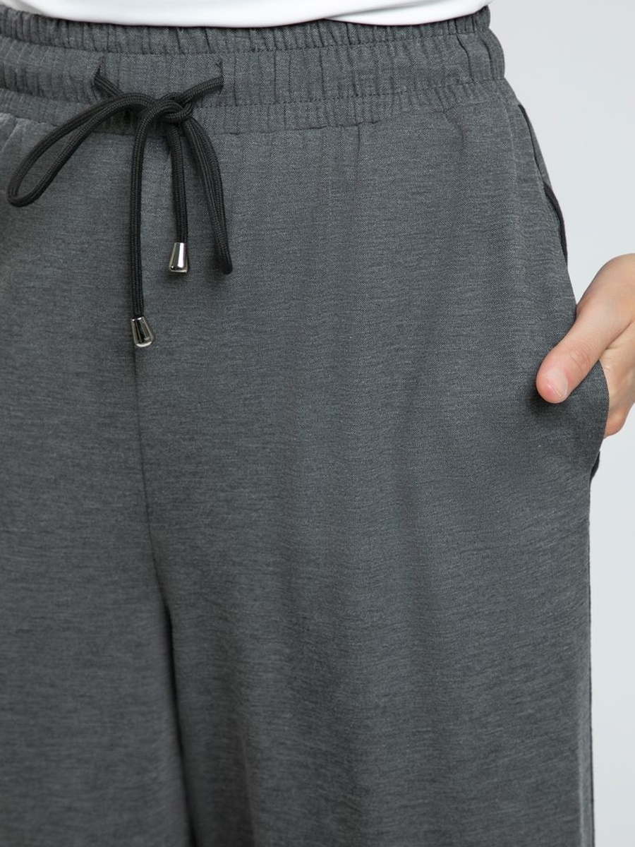 Wide Leg Sweatpants with Side Line