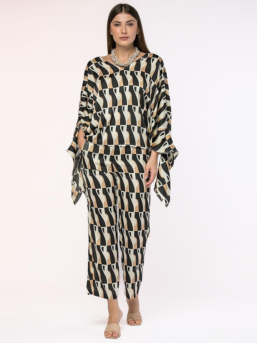 Printed Flowy Pants