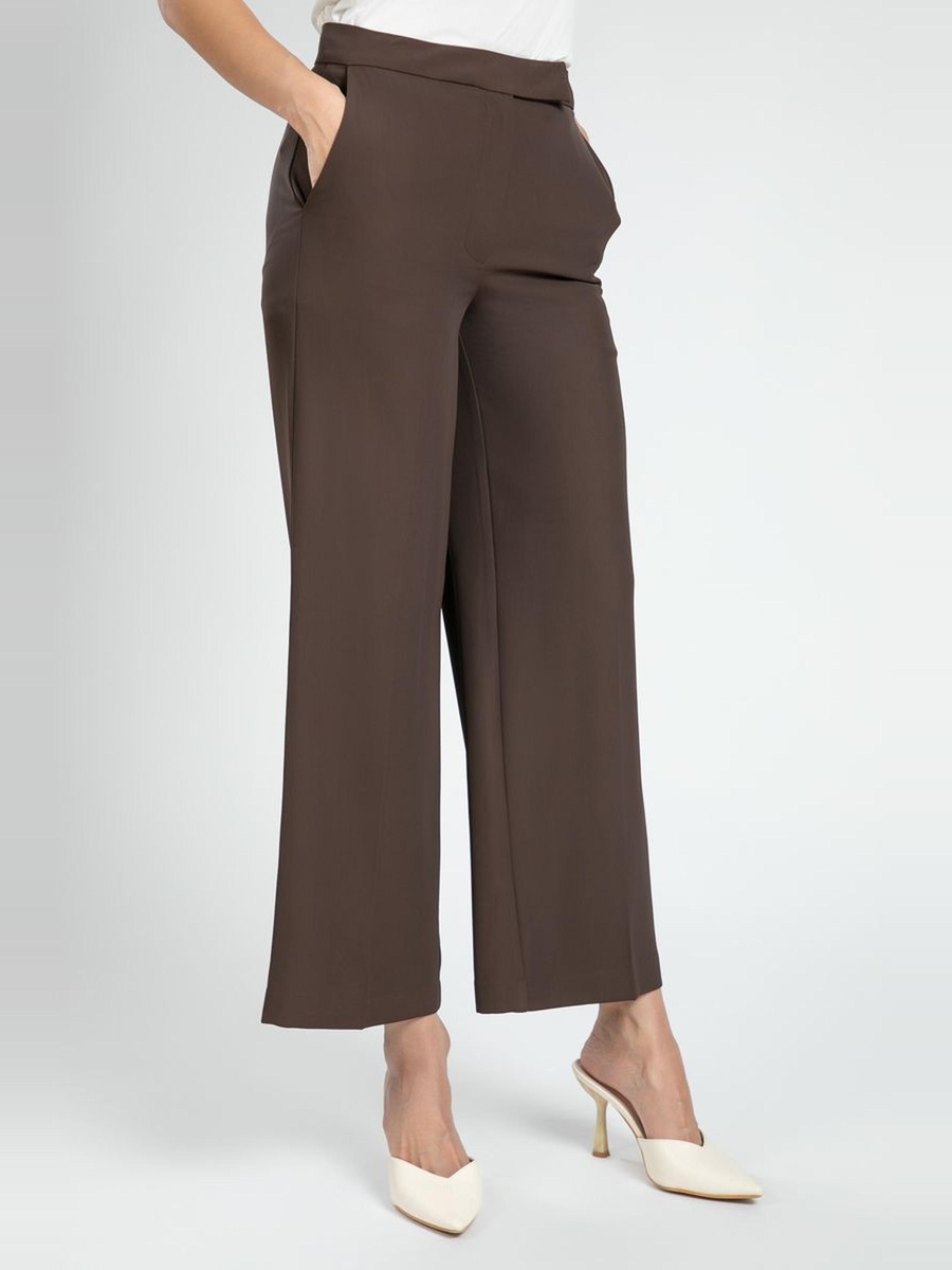 Classic Flowing Office Pants For 