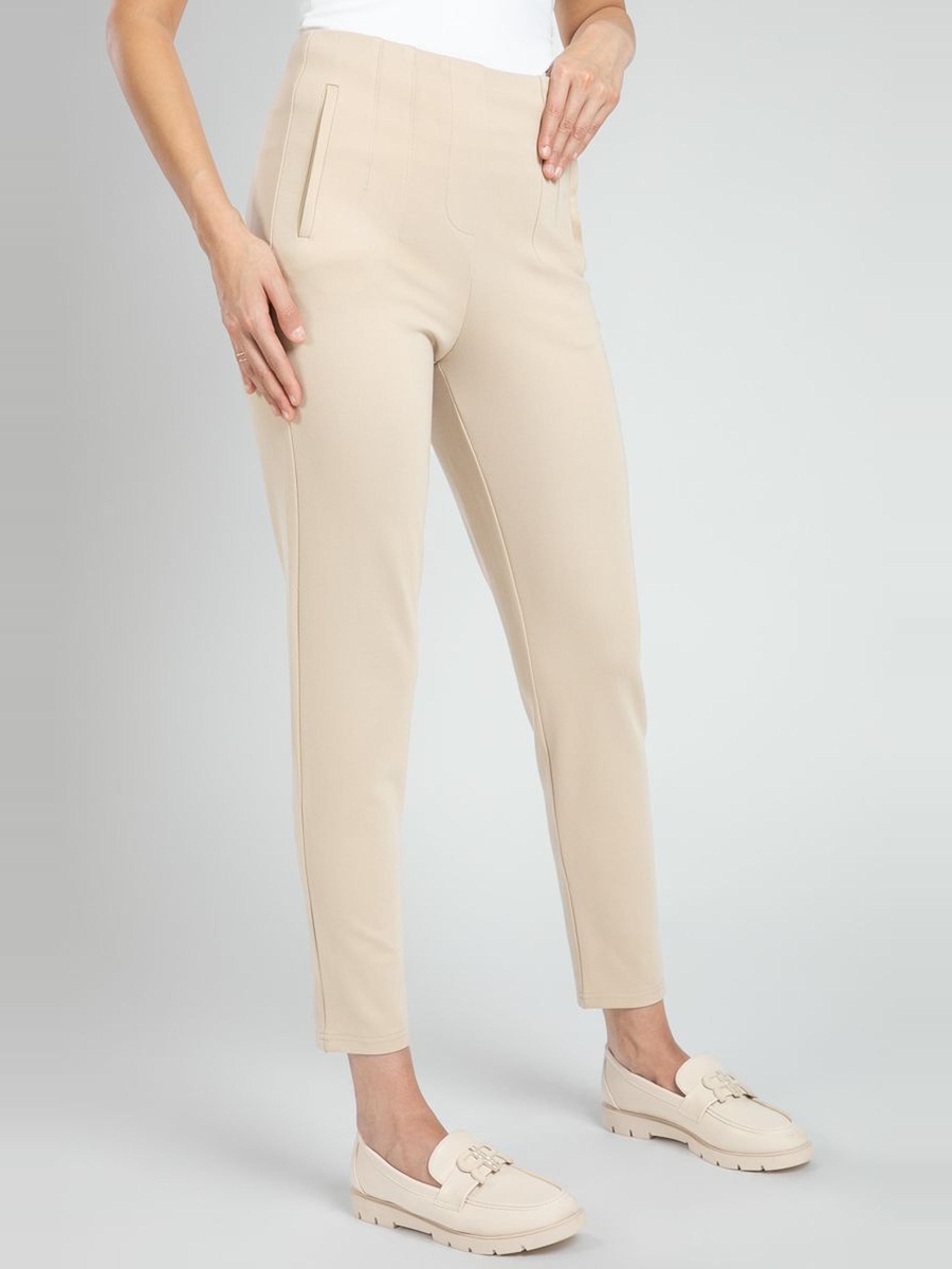 Fitted High Waist Office Pants