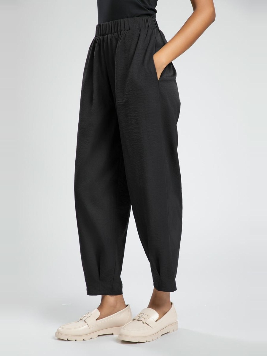Utility Balloon Pants with Elastic Waist