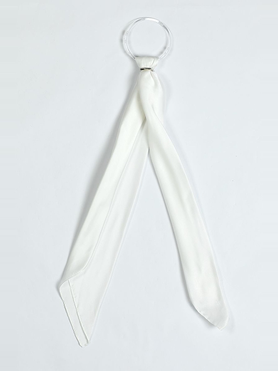Square Silk Feel Foulard Scarf