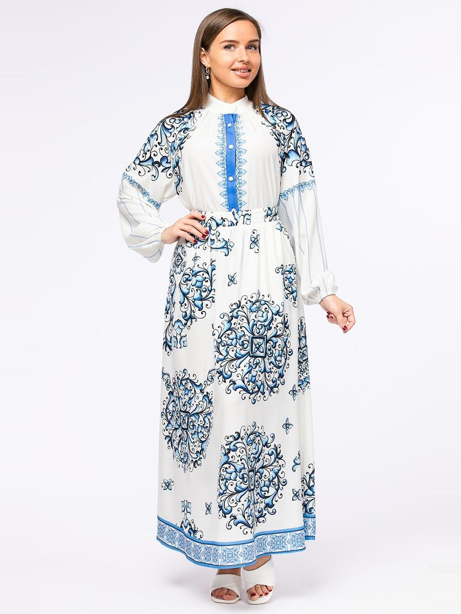 تنورة طويل مطبعة