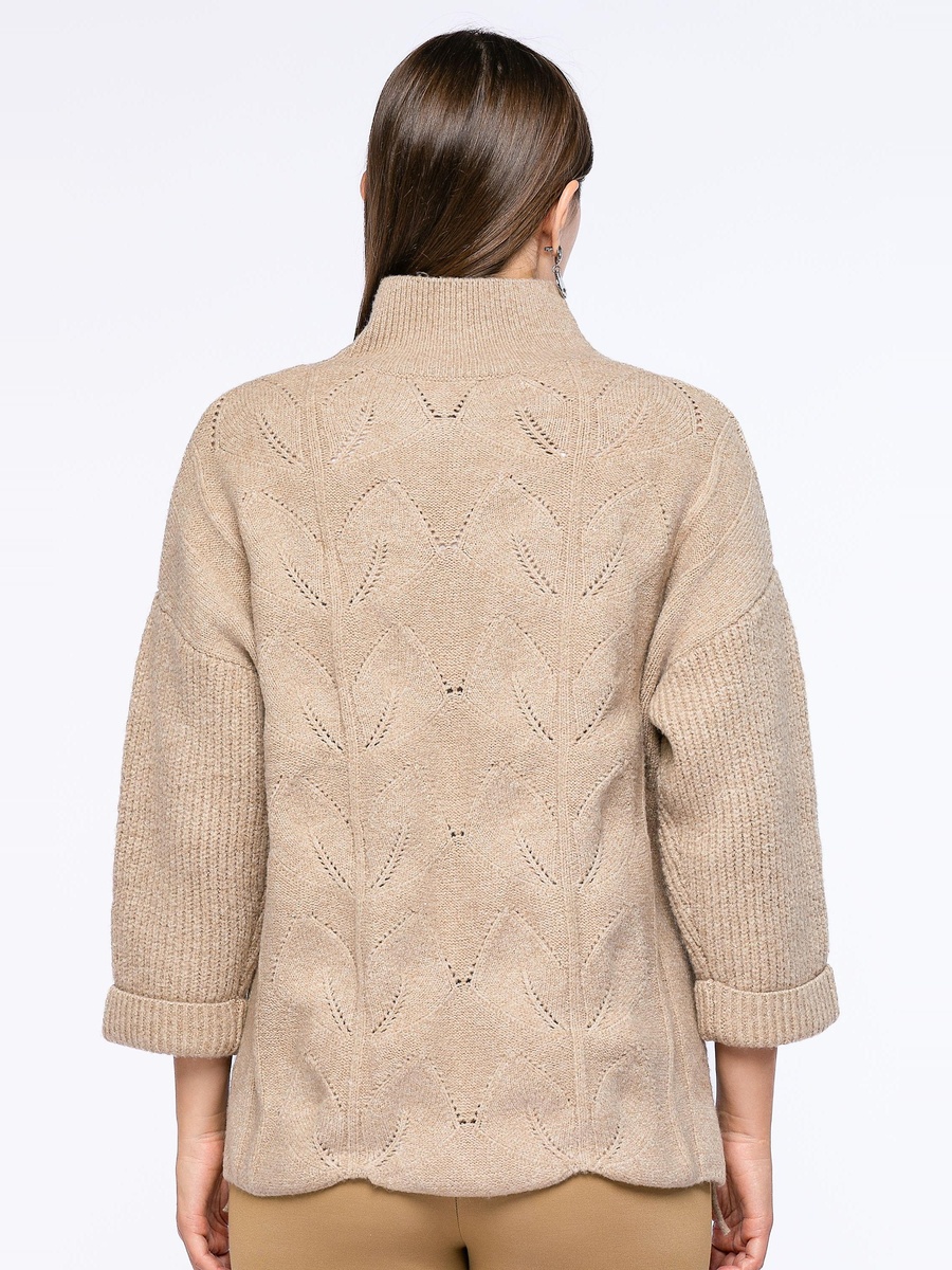Knitted Sweater with Fringes