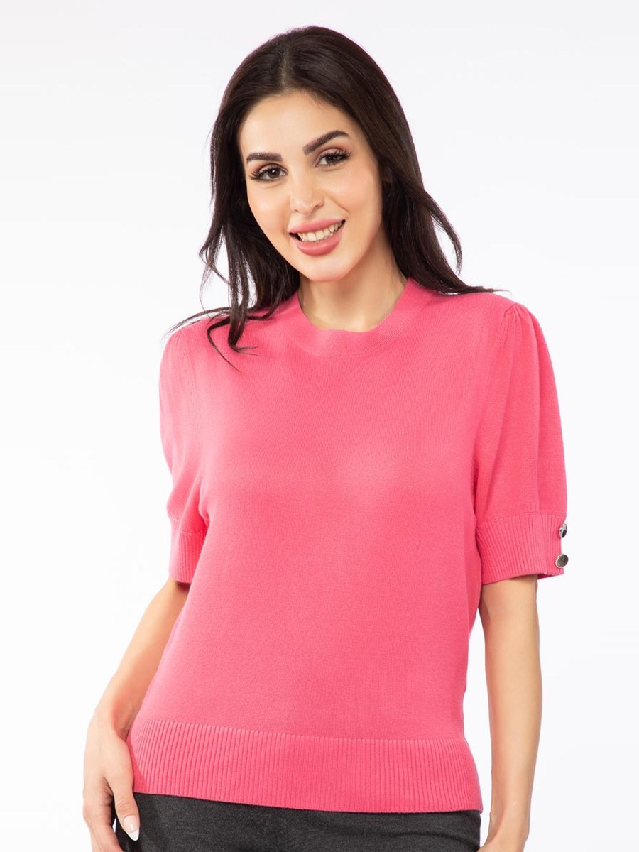 Short Sleeves Knitted Sweater