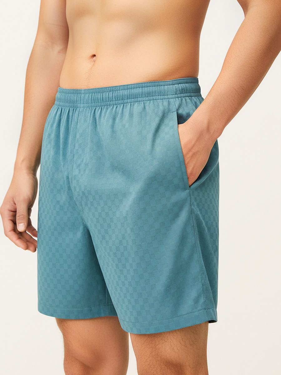 Men Green Lounge Shorts