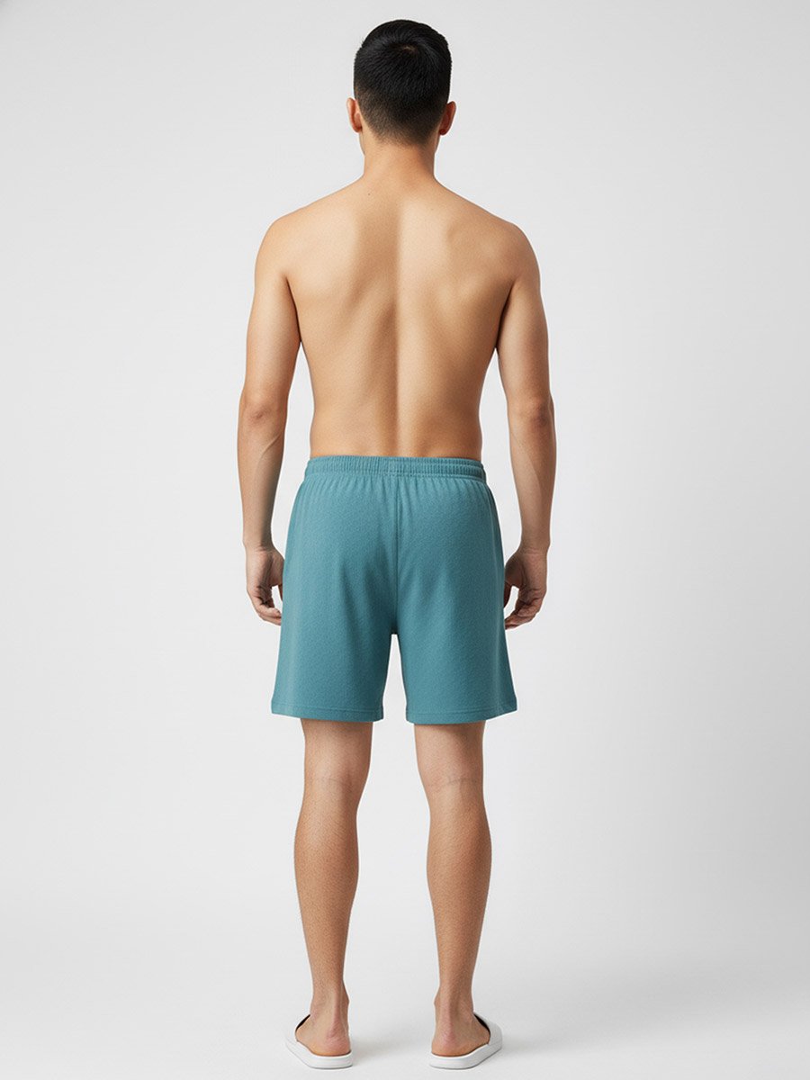 Men Green Lounge Shorts