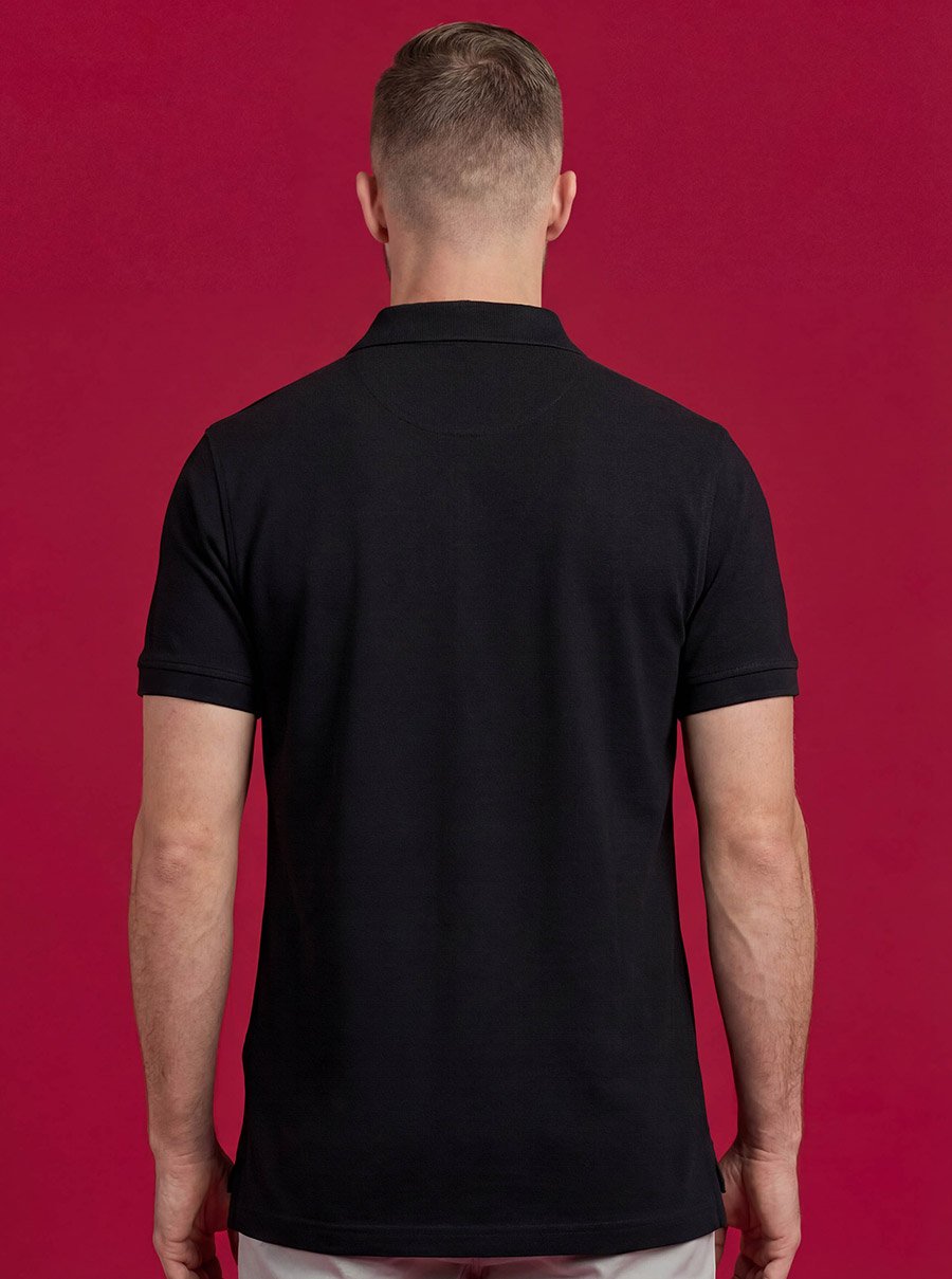 Men Cotton Pique Round Neck T-Shirt