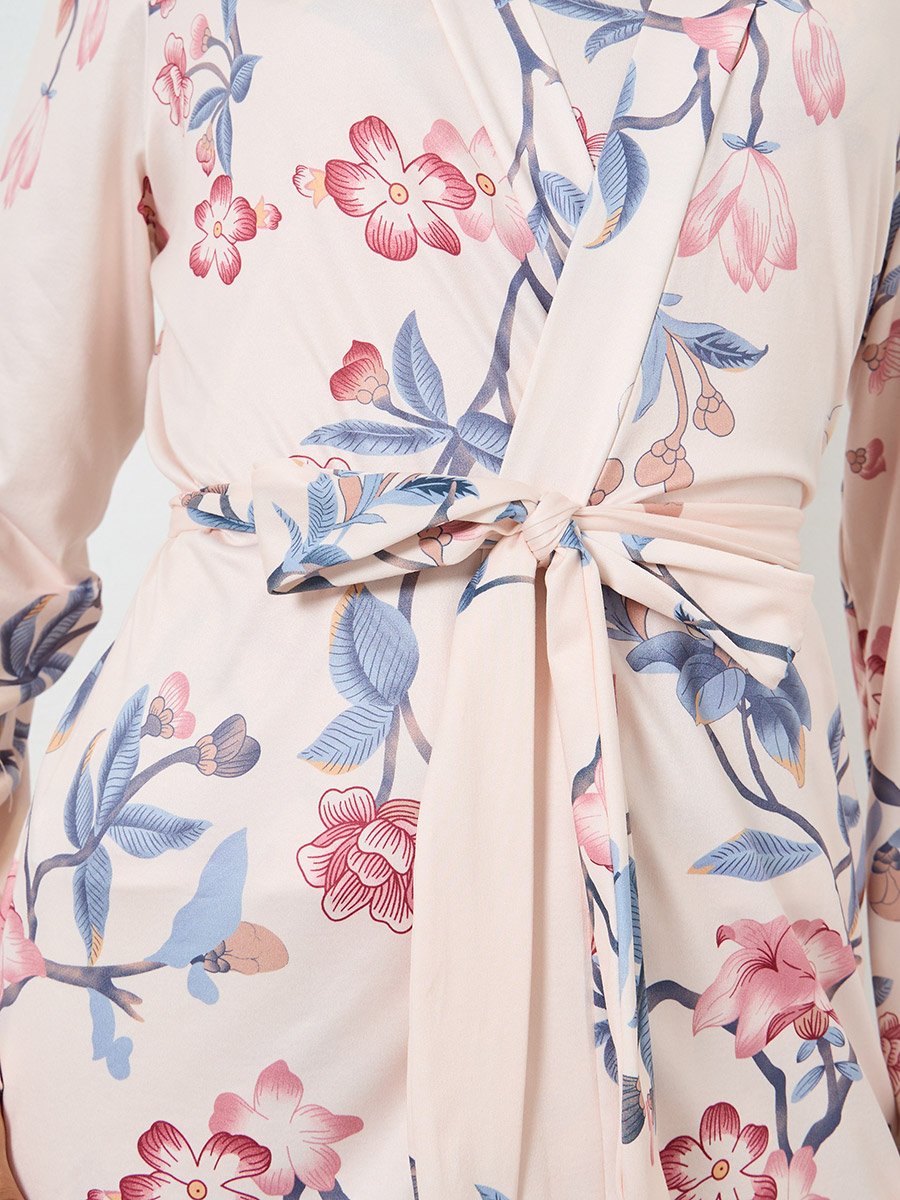 Pack of 3 - Floral Cami, Robe and Pyjama Set