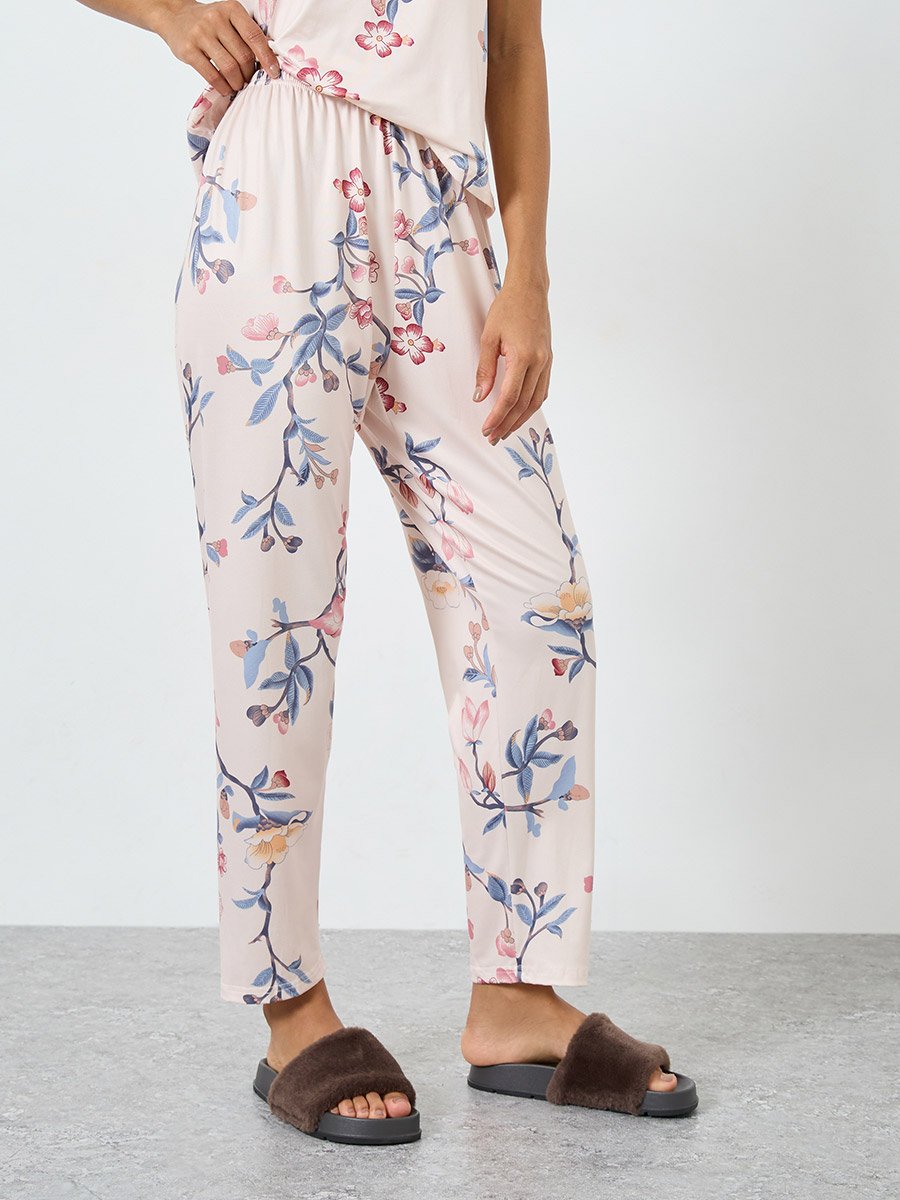 Pack of 3 - Floral Cami, Robe and Pyjama Set