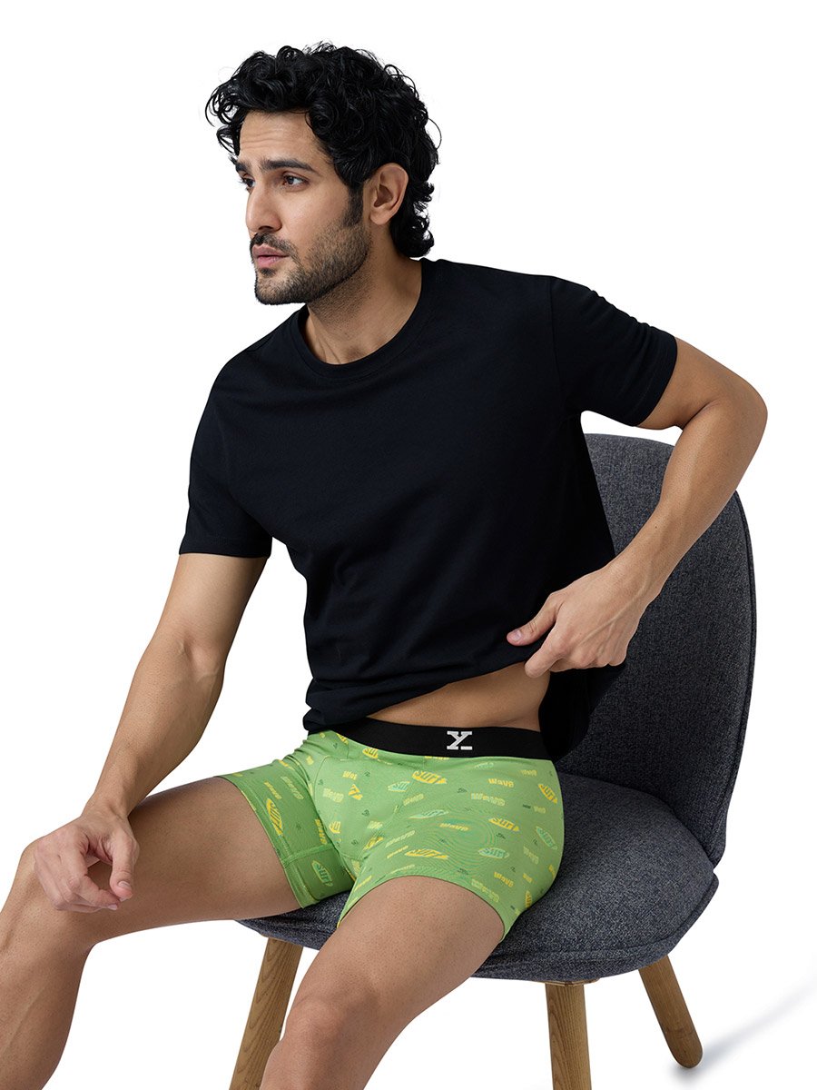 Men Surf Super Combed Cotton Antibacterial Trunks