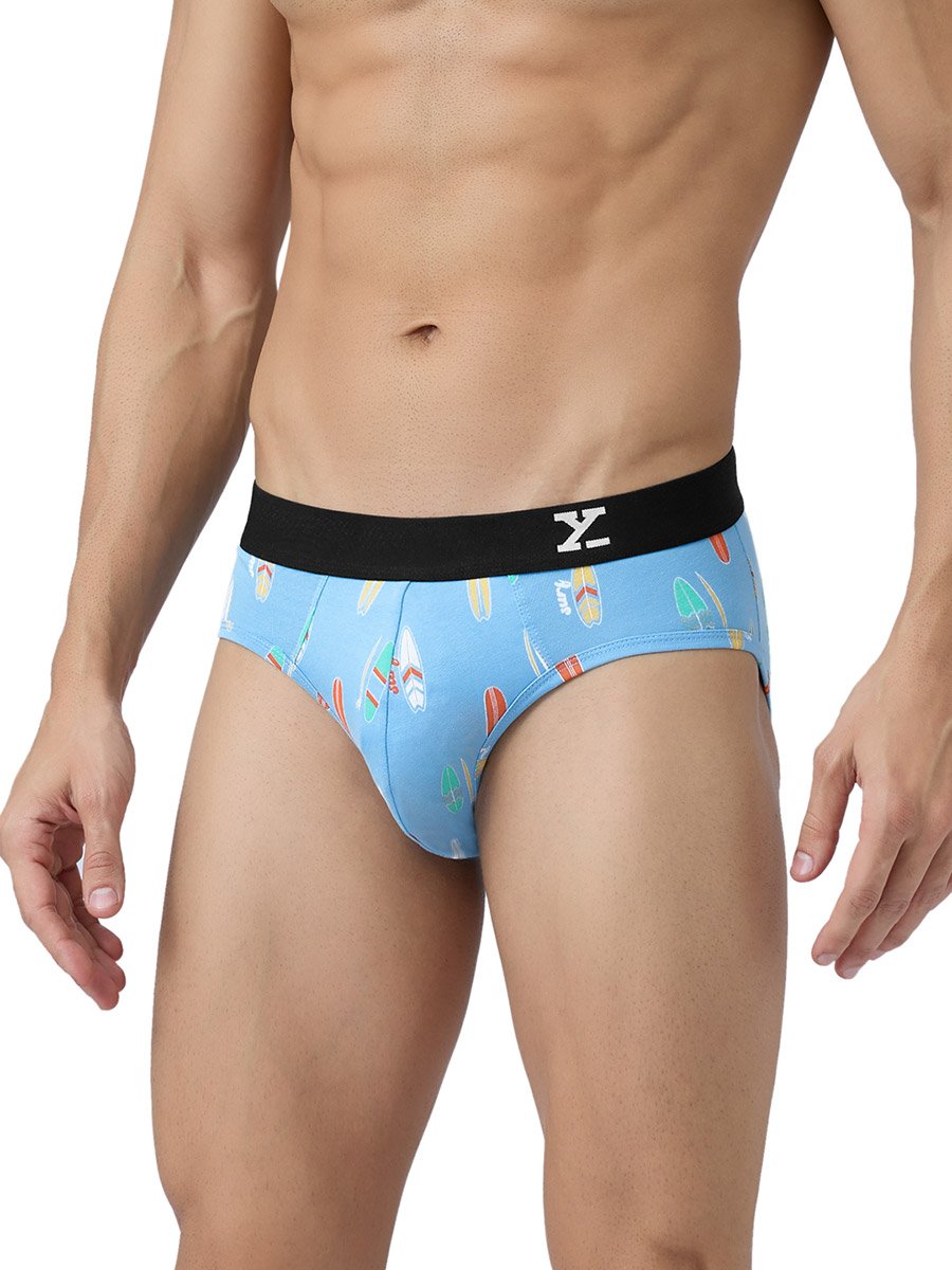 Pack of 2 - Men Surf Cotton Printed Briefs