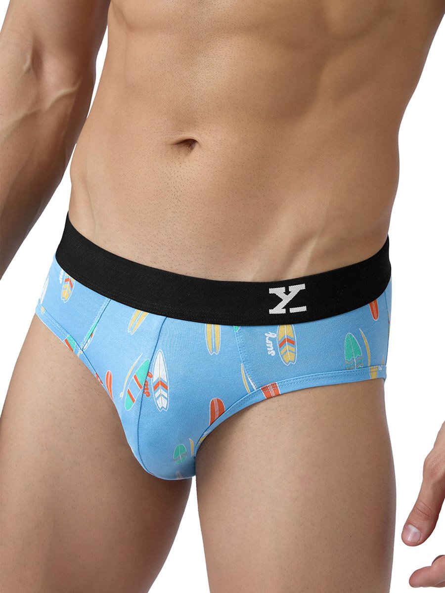 Pack of 2 - Men Surf Cotton Printed Briefs