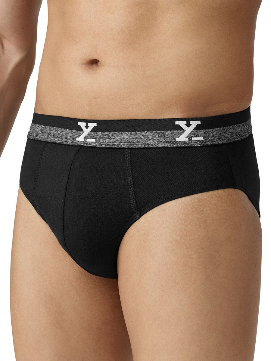 Pack of 2 - Men IntelliFresh Cotton Solid Briefs