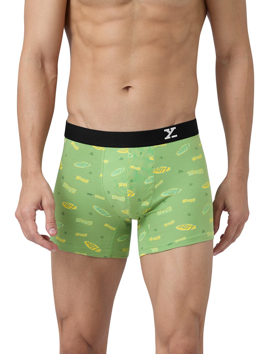 Pack of 2 - Men Surf Cotton Printed Trunks