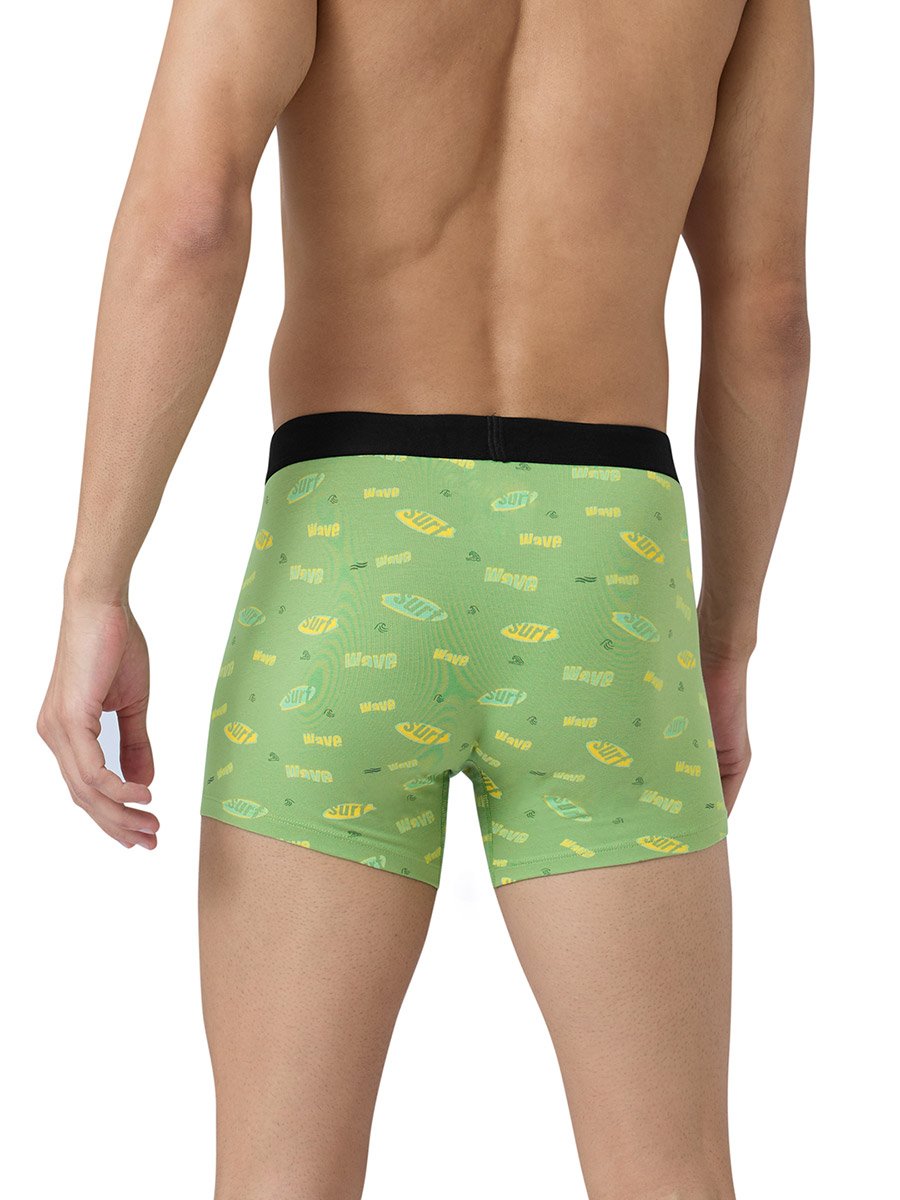 Pack of 2 - Men Surf Cotton Printed Trunks
