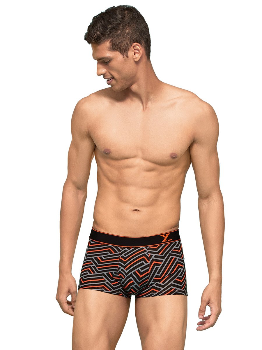 Pack of 2 - Men Printed Breathable Cotton Trunks