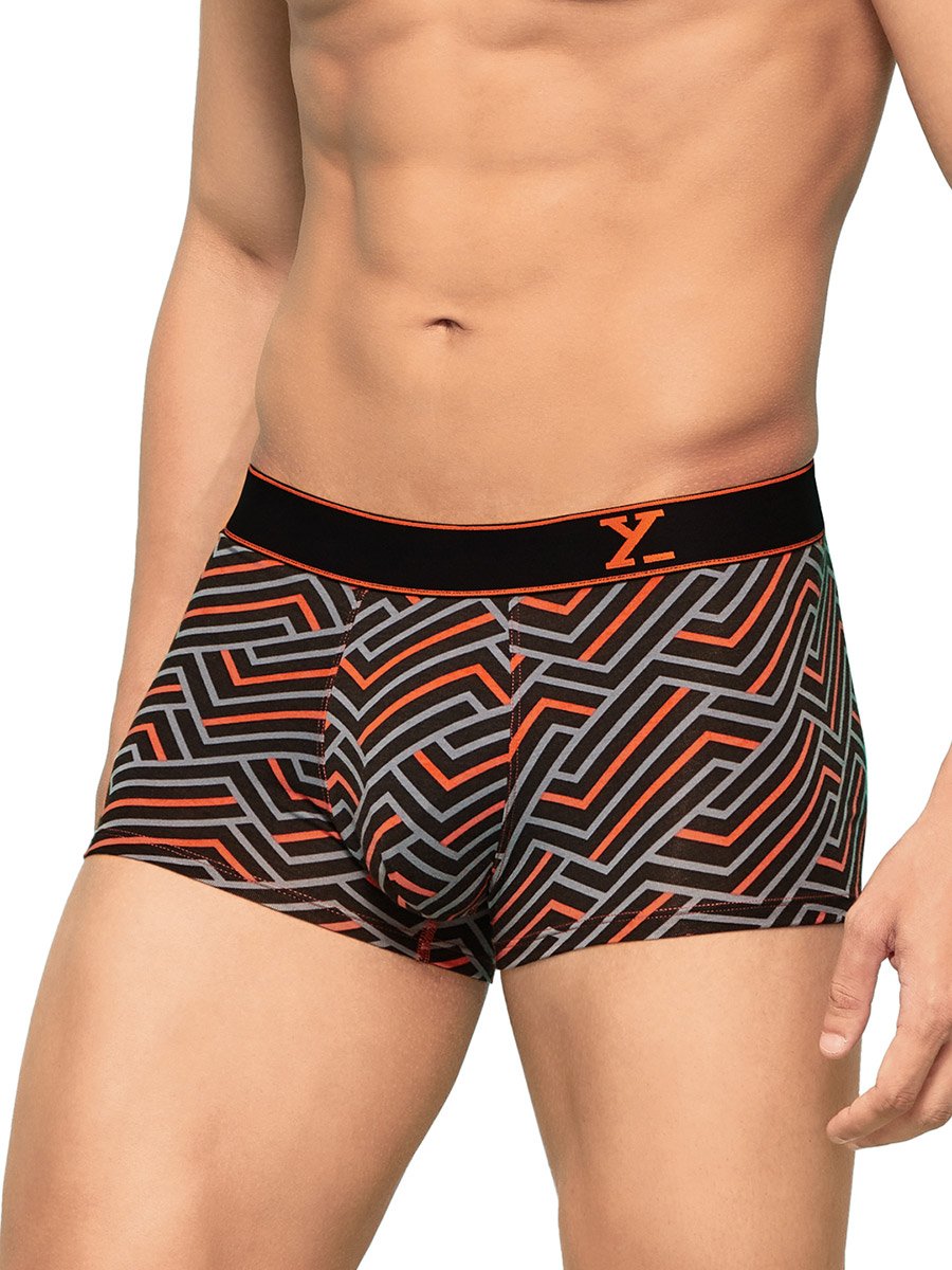 Pack of 2 - Men Printed Breathable Cotton Trunks