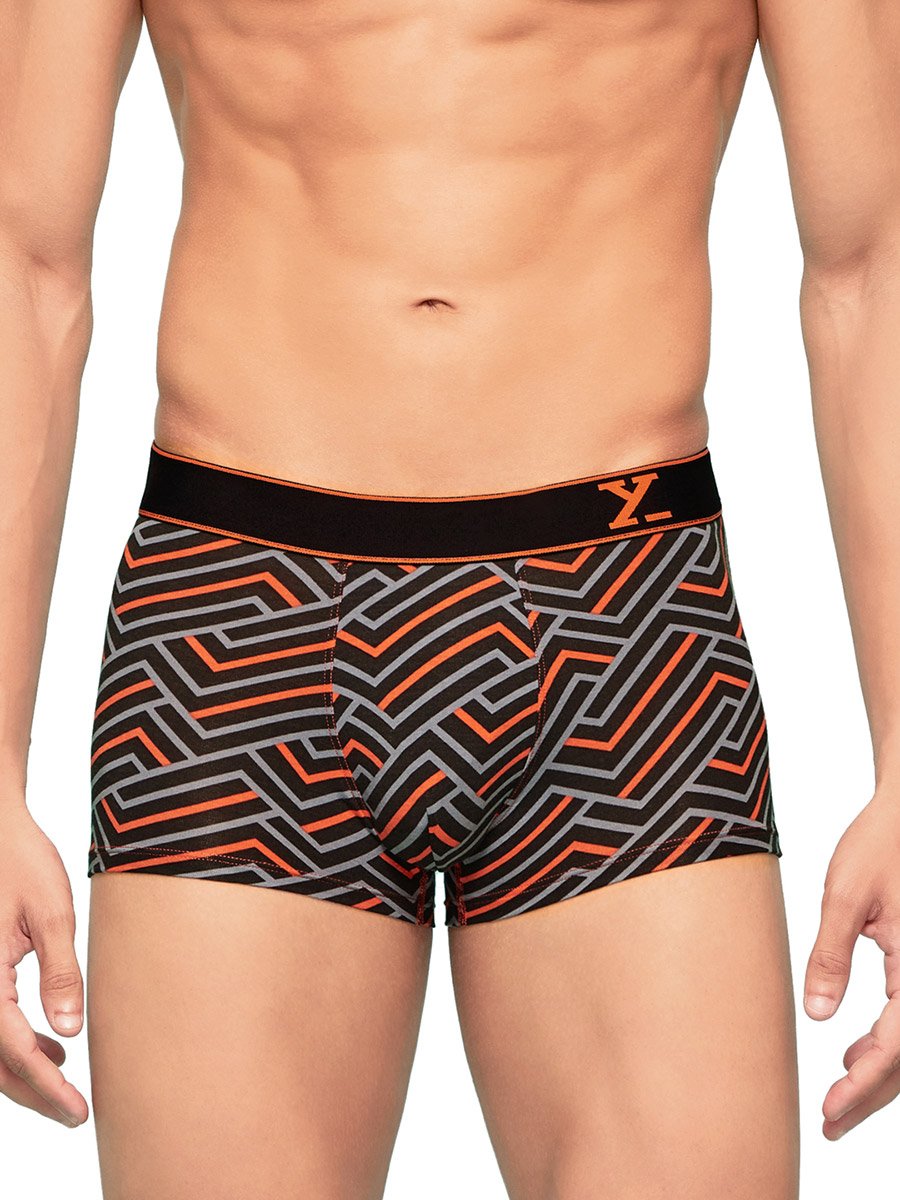 Pack of 2 - Men Printed Breathable Cotton Trunks