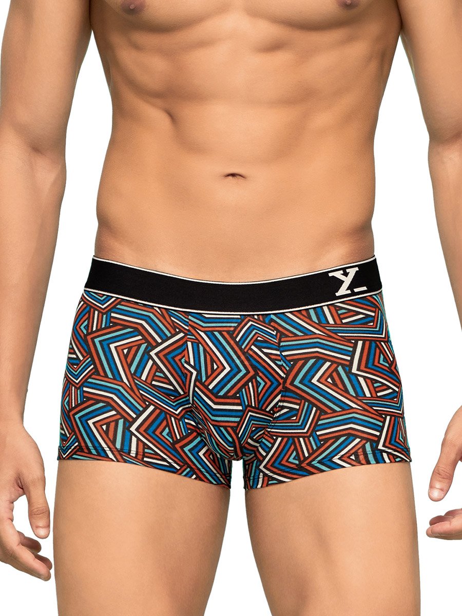 Pack of 2 - Men Printed Breathable Cotton Trunks