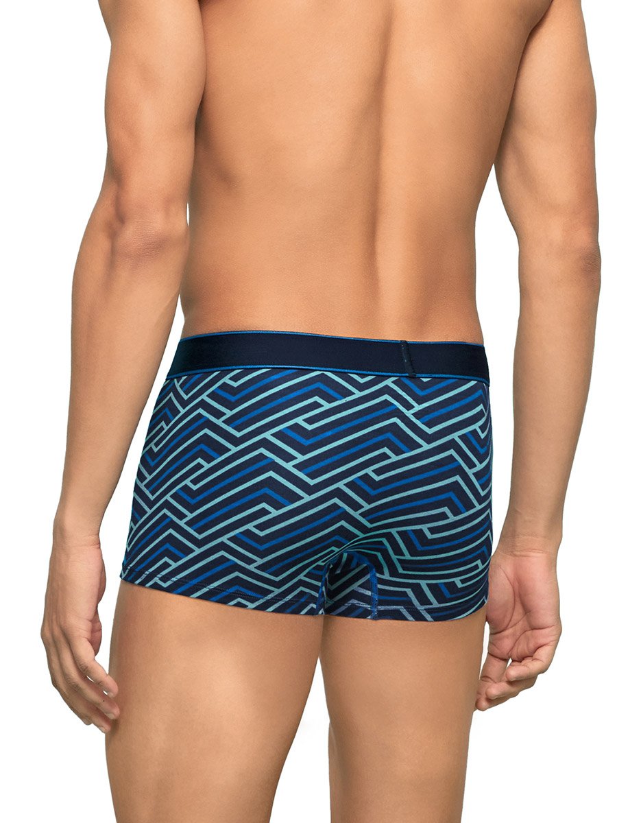Pack of 2 - Men Printed Breathable Cotton Trunks
