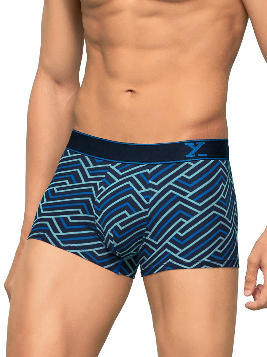 Pack of 2 - Men Printed Breathable Cotton Trunks