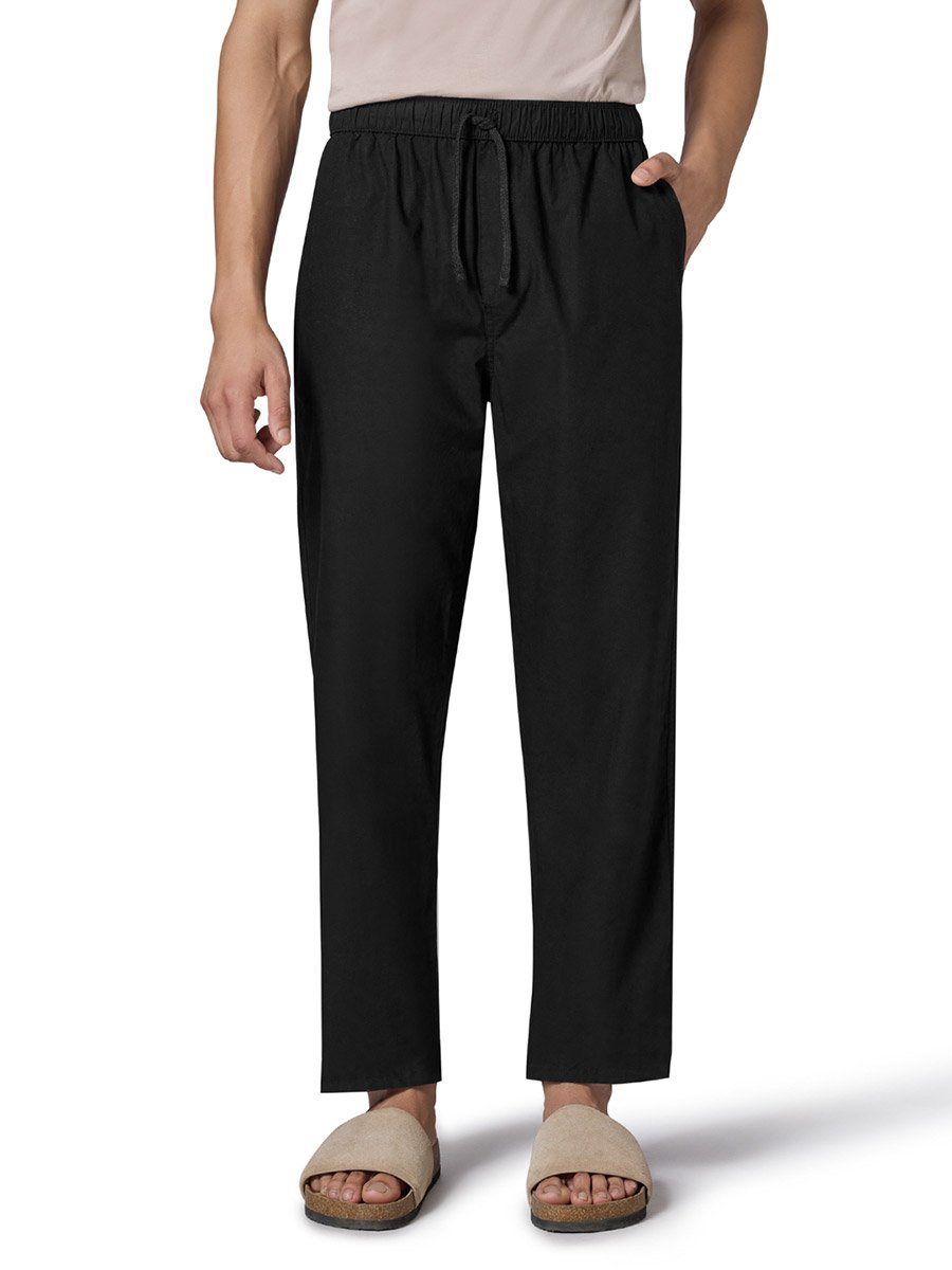 Men Solid Relaxed Fit 100% Cotton Pyjama