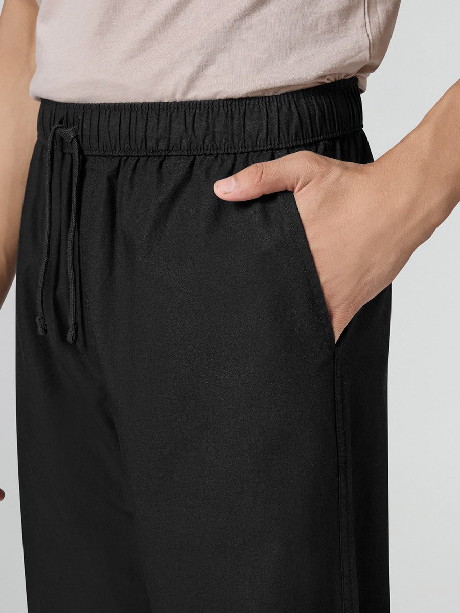 Men Solid Relaxed Fit 100% Cotton Pyjama