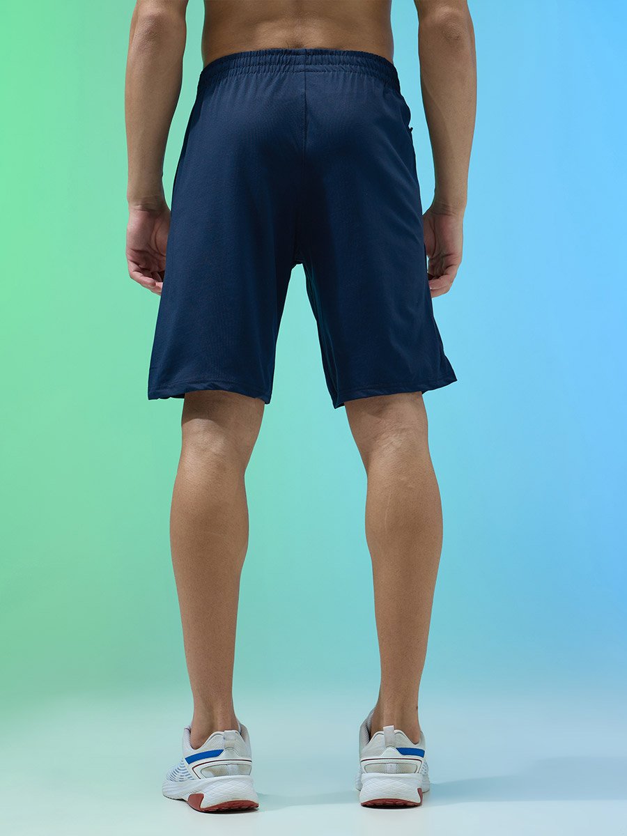 Men Melange Slim Fit  Sports Shorts with TECHNOLITE