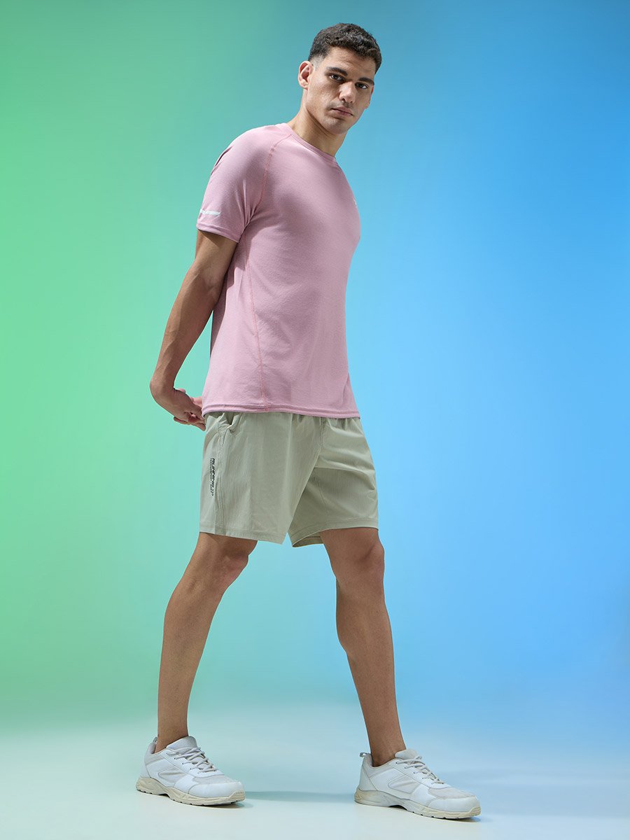 Men Solid Relaxed Fit Sports Shorts with TECHNOLITE