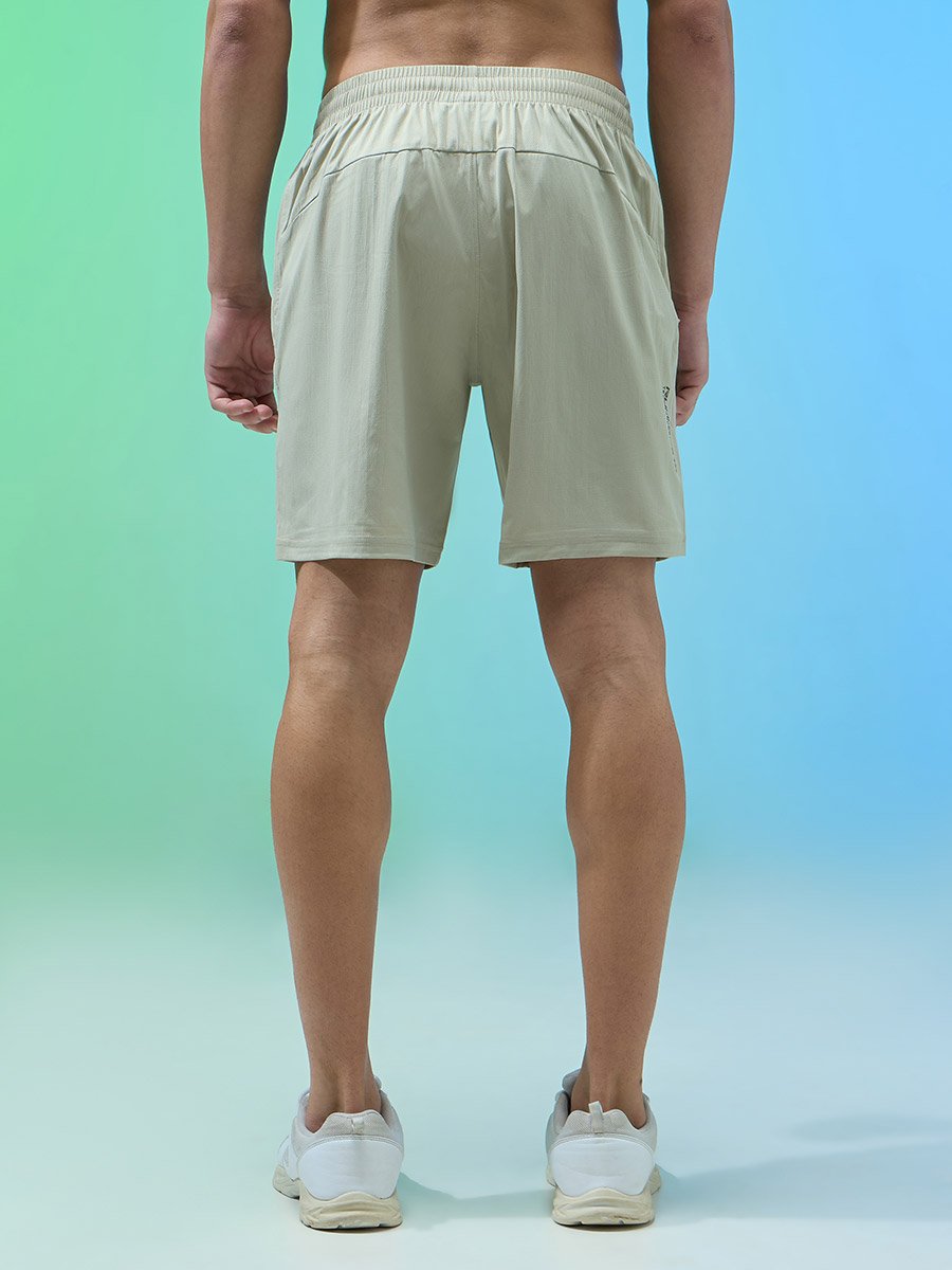 Men Solid Relaxed Fit Sports Shorts with TECHNOLITE