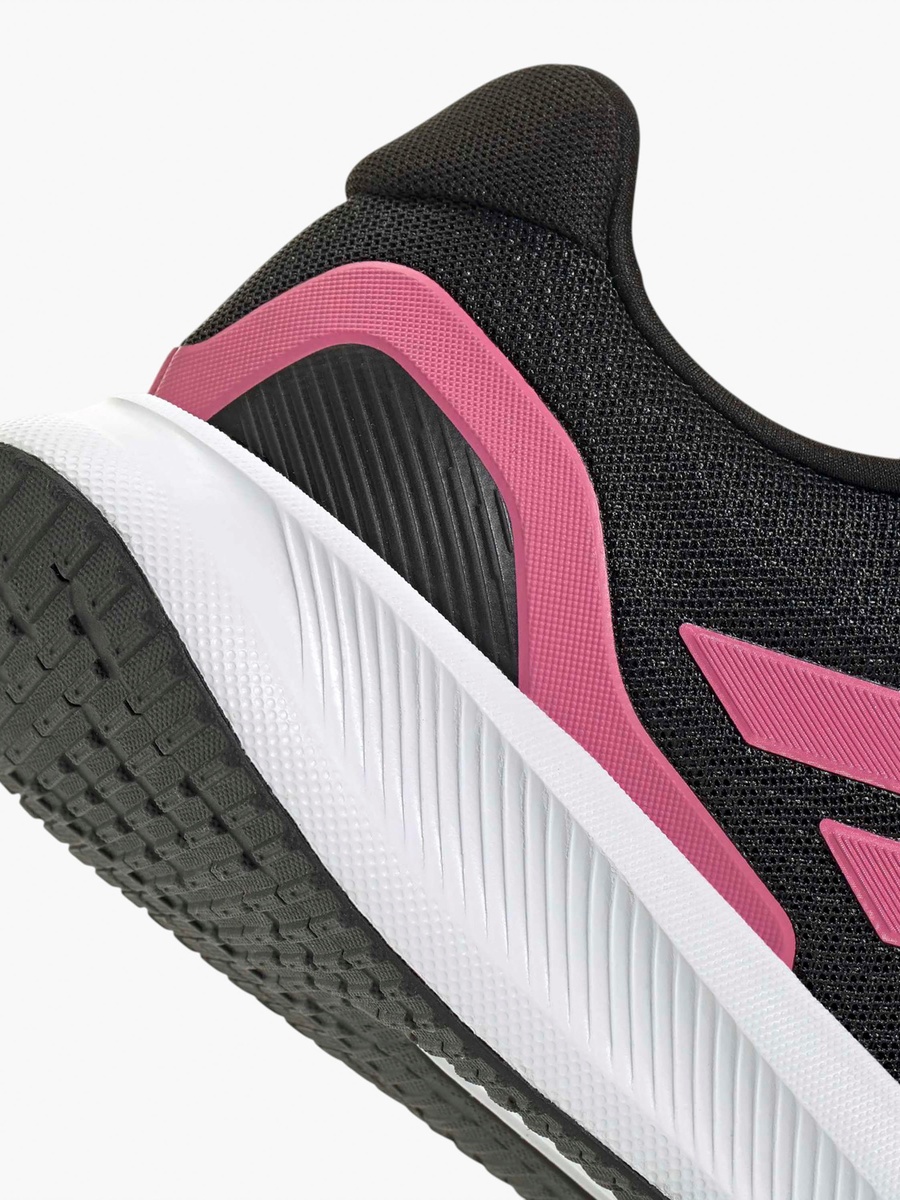 Women RUNFALCON 5 W 3-Stripe Panelled Lace-Up Running Shoes
