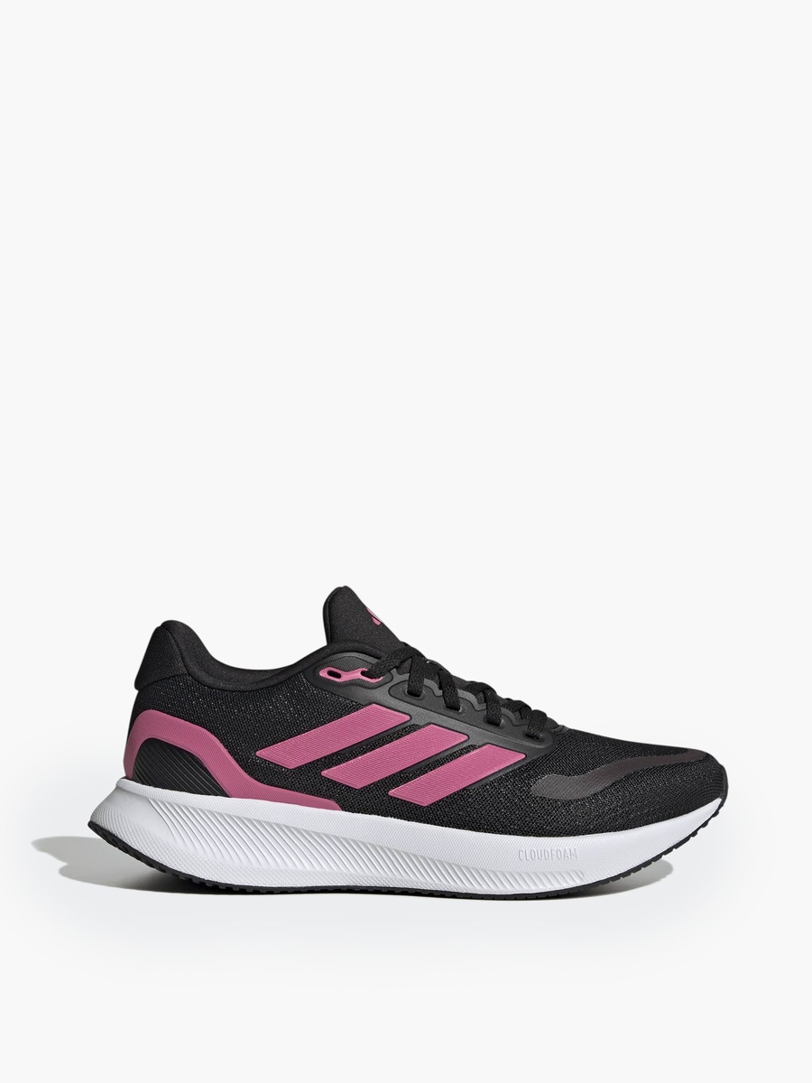 Women RUNFALCON 5 W 3-Stripe Panelled Lace-Up Running Shoes