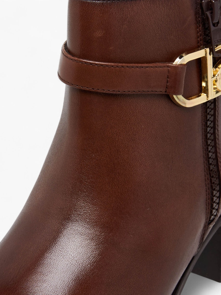Women Buckle Accent Ankle Boots