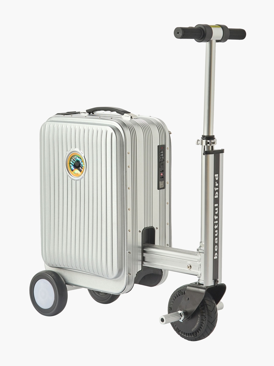 Electric Bike Luggage with Retractable Handlebar - W 36 x D 24 x L 55 cm