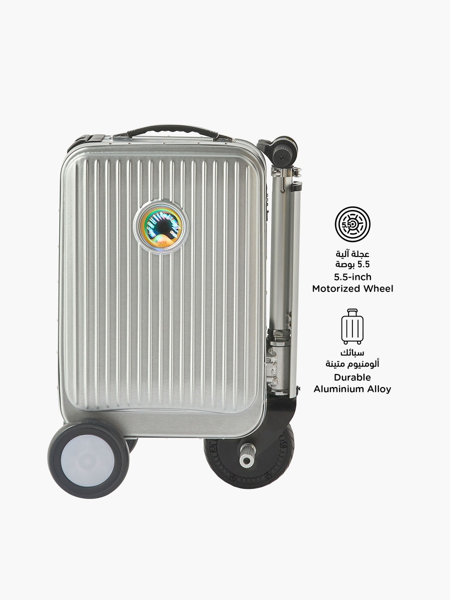 Electric Bike Luggage with Retractable Handlebar - W 36 x D 24 x L 55 cm