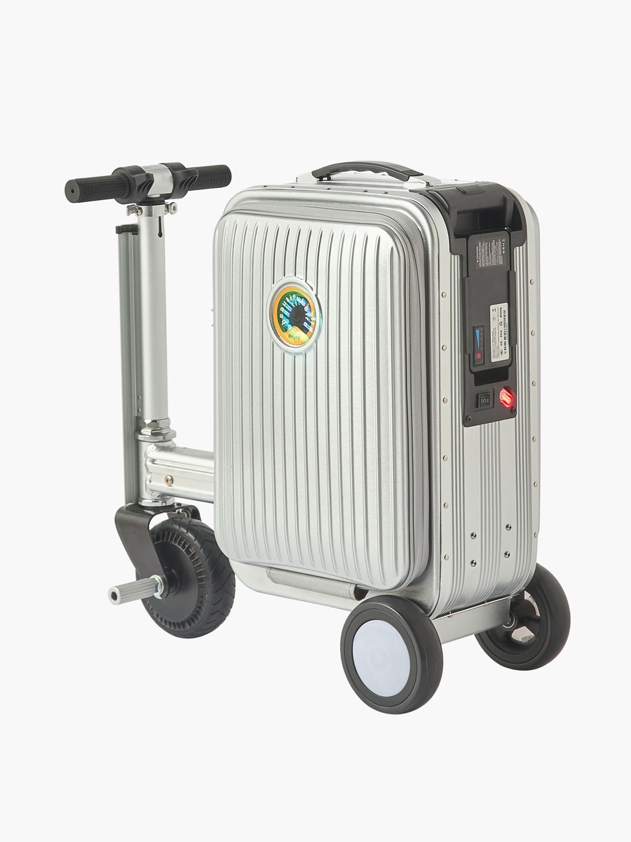 Electric Bike Luggage with Retractable Handlebar - W 36 x D 24 x L 55 cm