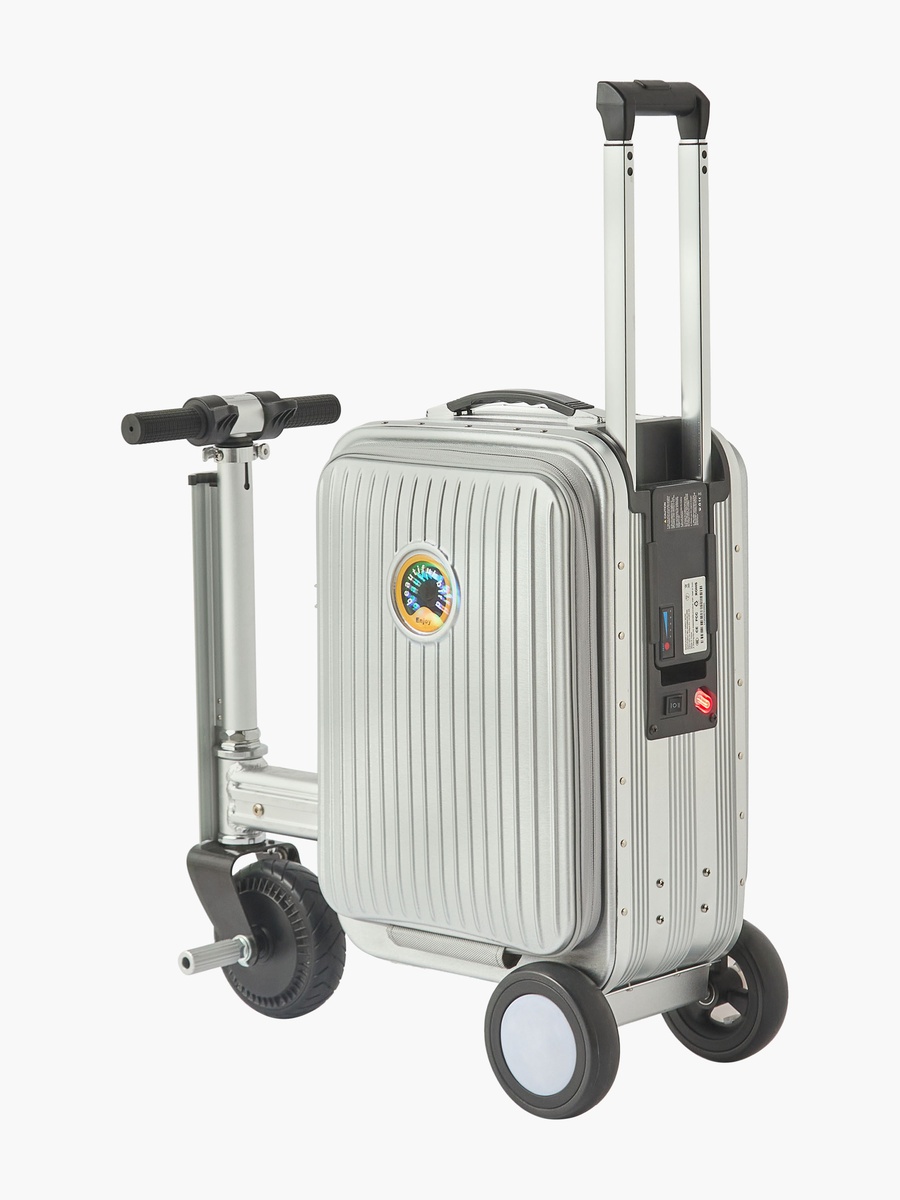 Electric Bike Luggage with Retractable Handlebar - W 36 x D 24 x L 55 cm